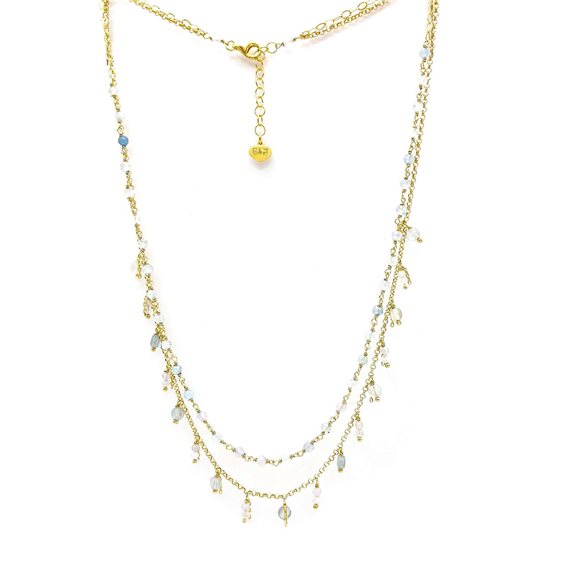 Collana Io & Te  Donna in Argento Acquamarina CLPAAMDO - CLPAAMDO